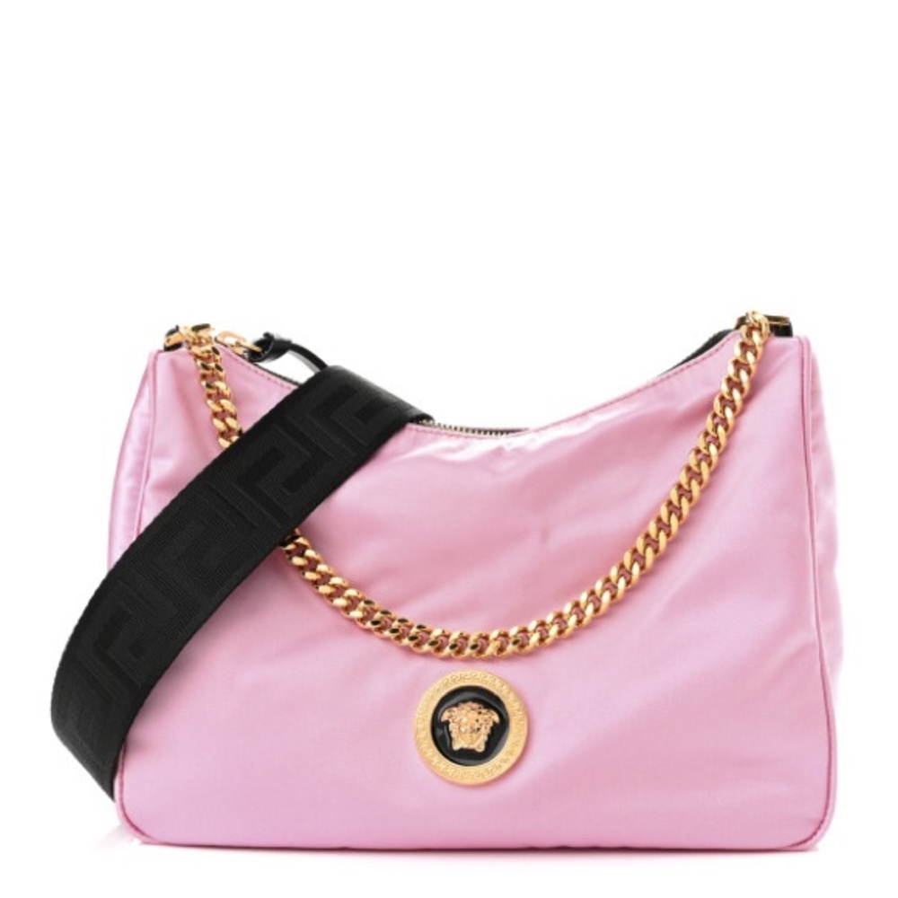 Versace La Medusa convertible crossbody shoulder nylon tribute bag BARBIE 💗💗